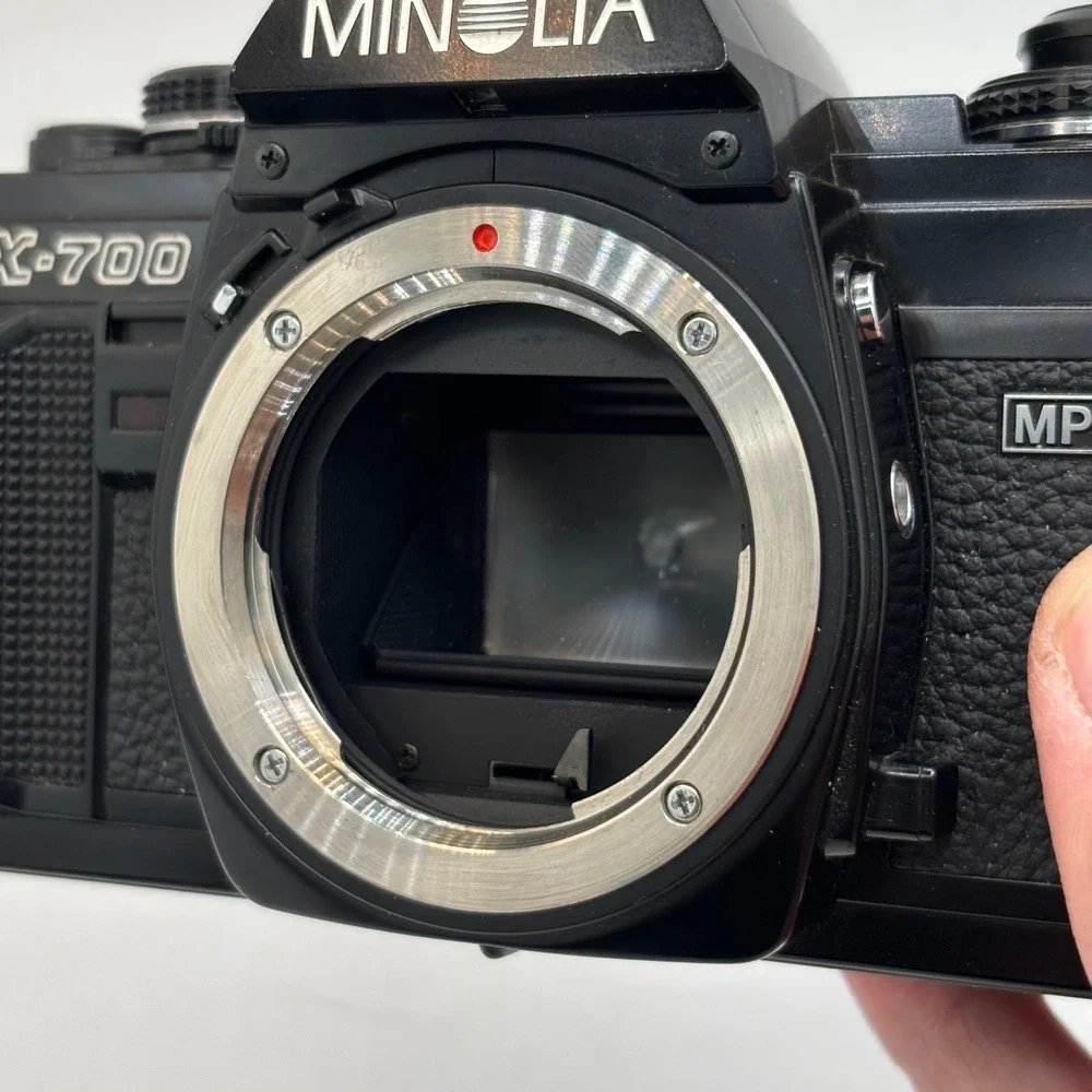 Minolta X-700 MPS 35mm SLR Film Camera Black Body ONLY *FOR PARTS OR REPAIR*